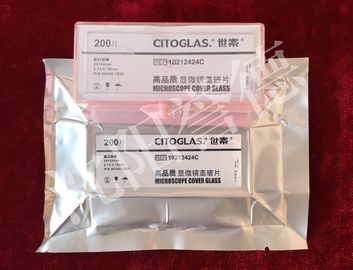 China × 24mm das lamelas 24mm da corrediça do microscópio dos materiais de consumo da histologia do exame da microbiologia fornecedor