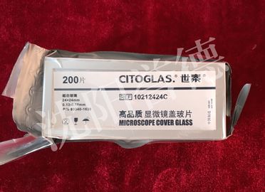 China Materiais de consumo da histologia, × transparentes altos 24mm das placas de vidro do microscópio e das lamelas 24mm fornecedor
